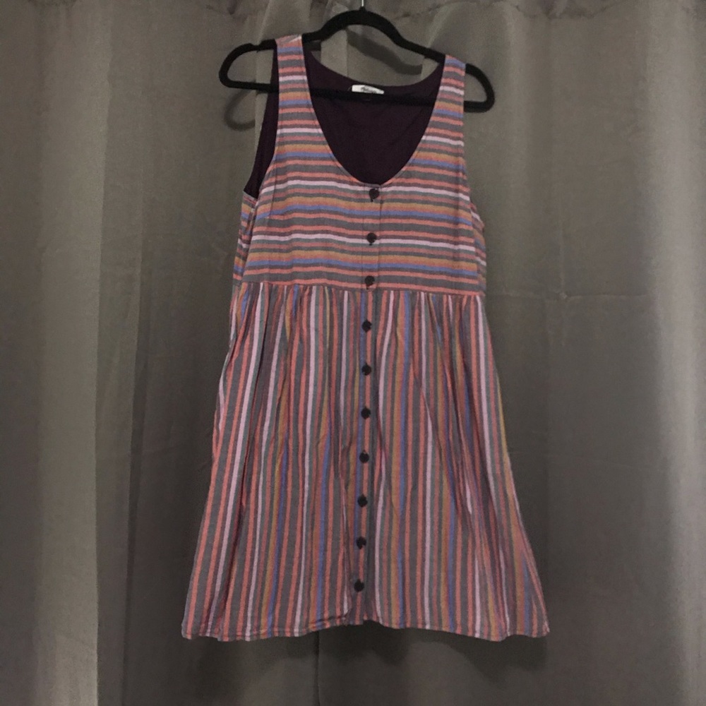 Madewell Rainbow Striped Jumper
